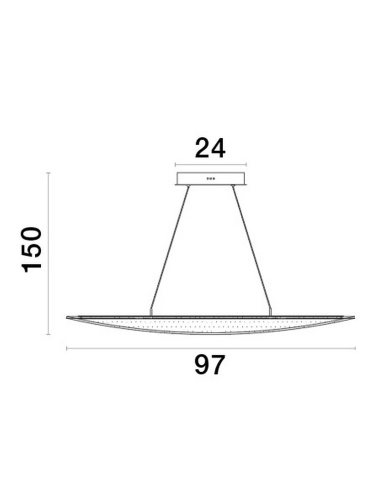 Pendant lamps - Luces Exclusivas COLIMA Pendant Modern Gold and shades of gold 1xLED max 31W 3000K LE42755 - product kolory-swiatla.pl 3