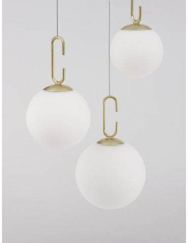 Luces Exclusivas YARA Wisząca Nowoczesna złoty i odcienie złota 1xLED max 25,8W 3000K LE42758 - produkt 2