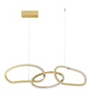 Lampy wiszące - Luces Exclusivas CELAYA Wisząca Nowoczesna złoty i odcienie złota 1xLED max 40W 3000K LE42759 - produkt 1