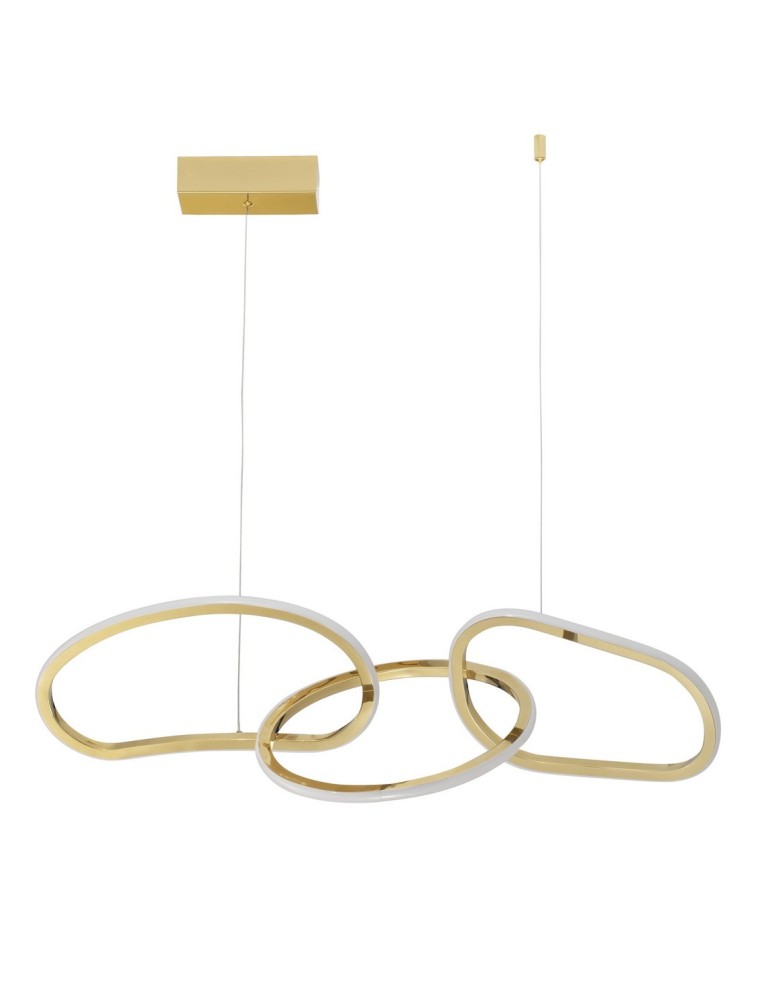 Pendant lamps - Luces Exclusivas CELAYA Pendant Modern gold and gold shades 1xLED max 40W 3000K LE42759 - product kolory-swiatla.pl 1
