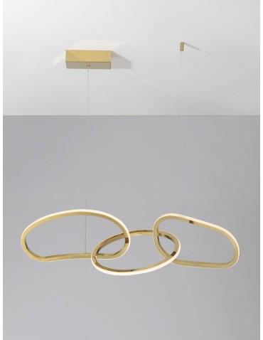Luces Exclusivas CELAYA Pendant Modern gold and gold shades 1xLED max 40W 3000K LE42759 - product 2