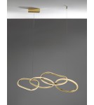 Pendant lamps - Luces Exclusivas CELAYA Pendant Modern gold and gold shades 1xLED max 50W 3000K LE42760 - product 2