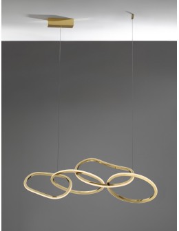 Luces Exclusivas CELAYA Wisząca Nowoczesna złoty i odcienie złota 1xLED max 50W 3000K LE42760 - produkt 2