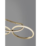 Pendant lamps - Luces Exclusivas CELAYA Pendant Modern gold and gold shades 1xLED max 50W 3000K LE42760 - product 3