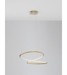 Pendant lamps - Luces Exclusivas CELAYA Pendant Modern gold and gold shades 1xLED max 40W 3000K LE42761 - product 2