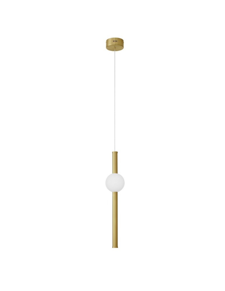 Pendant lamps - Luces Exclusivas IGUALA Pendant Modern Gold and shades of gold 1xLED max 10W 3000K LE42762 - product kolory-swiatla.pl 1