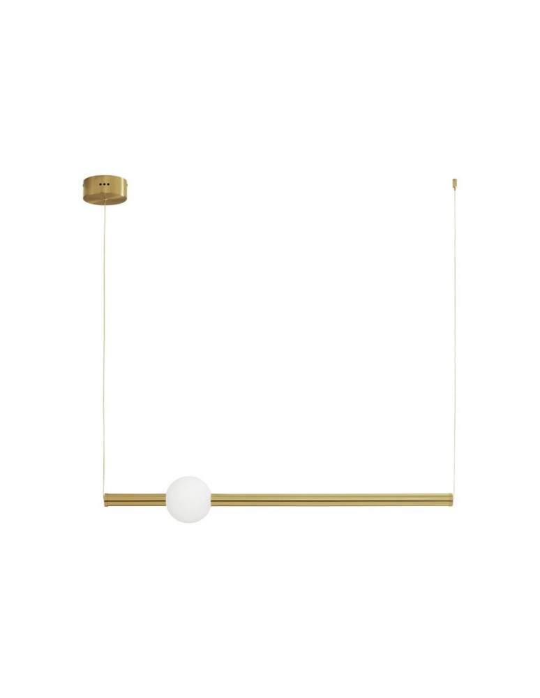Pendant lamps - Luces Exclusivas IGUALA Pendant Modern Gold and shades of gold 1xLED max 10W 3000K LE42763 - product kolory-swiatla.pl 1