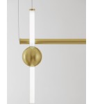Pendant lamps - Luces Exclusivas IGUALA Pendant Modern Gold and shades of gold 1xLED max 10W 3000K LE42764 - product 2