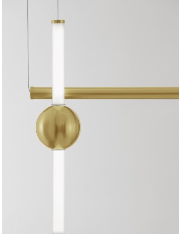 Luces Exclusivas IGUALA Pendant Modern Gold and shades of gold 1xLED max 10W 3000K LE42764 - product 2