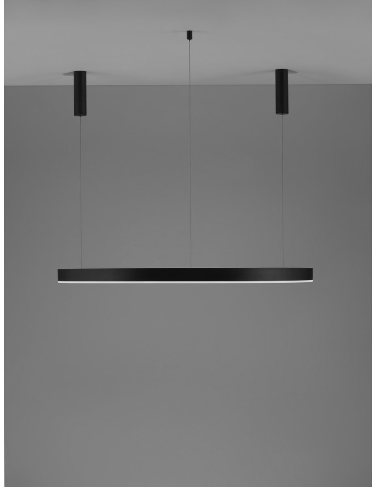 Pendant lamps - Luces Exclusivas JACA Pendant Modern Black 1xLED max 70W 3000K LE42768 - product kolory-swiatla.pl 2