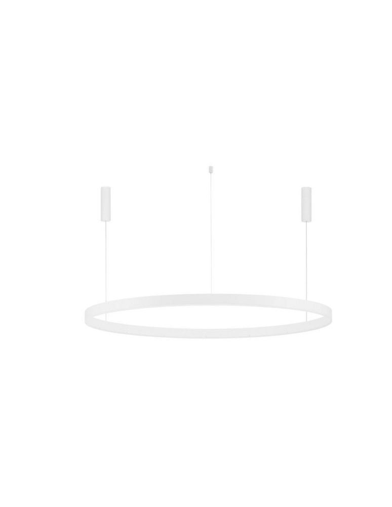 Pendant lamps - Luces Exclusivas JACA Pendant Modern White 1xLED max 80W 3000K LE42769 - product kolory-swiatla.pl 1