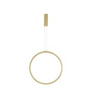 Pendant lamps - Luces Exclusivas AUTLAN Pendant Modern Gold and shades of gold 1xLED max 35W 3000K LE42775 - product 1