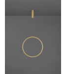 Pendant lamps - Luces Exclusivas AUTLAN Pendant Modern Gold and shades of gold 1xLED max 35W 3000K LE42775 - product 2