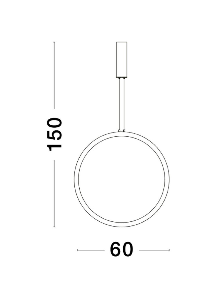 Pendant lamps - Luces Exclusivas AUTLAN Pendant Modern Gold and shades of gold 1xLED max 35W 3000K LE42775 - product kolory-swiatla.pl 3