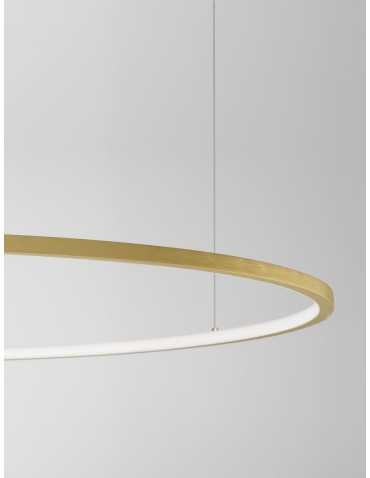 Luces Exclusivas TOLUCA Wisząca Nowoczesna złoty i odcienie złota 1xLED max 58W 3000K LE42779 - produkt 2