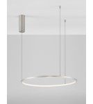 Pendant lamps - Luces Exclusivas TOLUCA Pendant Modern silver and silver shades 1xLED max 36W 3000K LE42786 - product 2