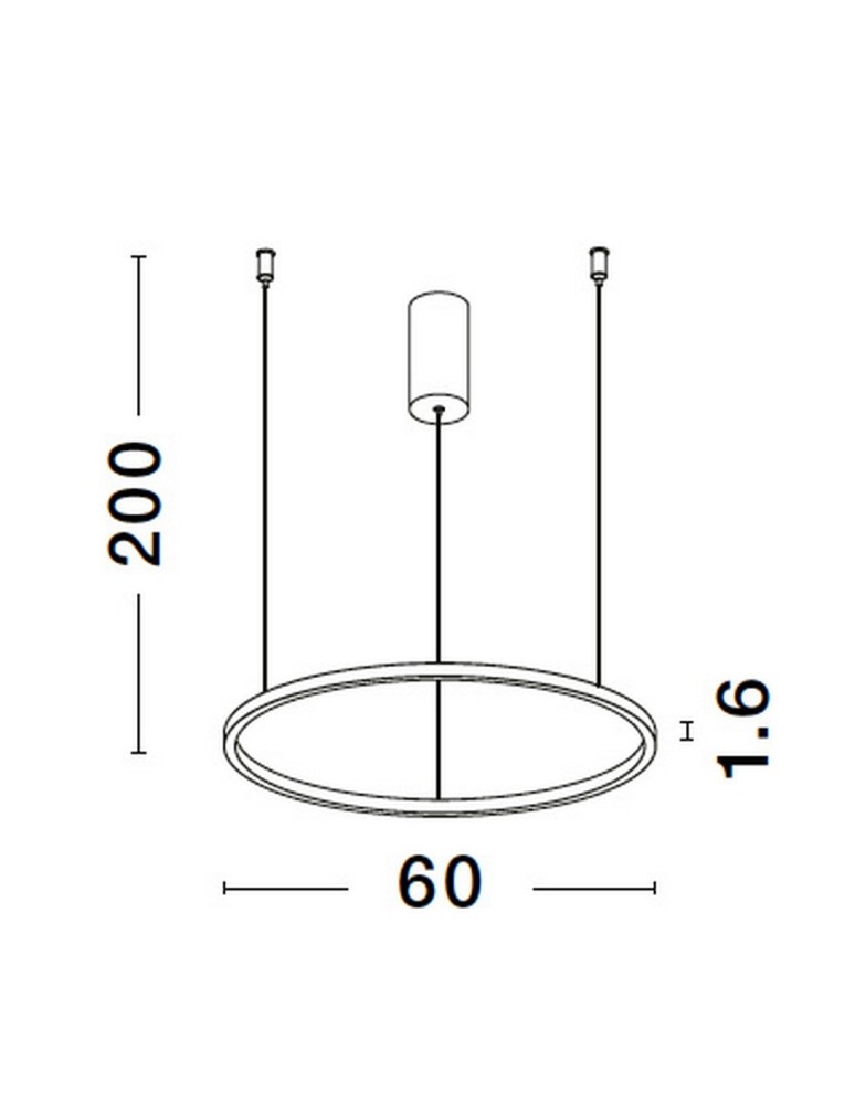 Pendant lamps - Luces Exclusivas TOLUCA Pendant Modern silver and silver shades 1xLED max 36W 3000K LE42786 - product kolory-swiatla.pl 3