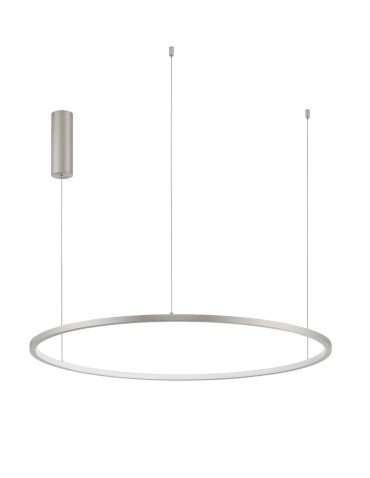 Luces Exclusivas TOLUCA Pendant Modern silver and silver shades 1xLED max 48W 3000K LE42787