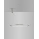 Luces Exclusivas TOLUCA Wisząca Nowoczesna srebrny i odcienie srebra 1xLED max 48W 3000K LE42787