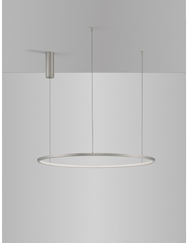 Luces Exclusivas TOLUCA Wisząca Nowoczesna srebrny i odcienie srebra 1xLED max 48W 3000K LE42787 - produkt 2