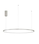 Pendant lamps - Luces Exclusivas TOLUCA Pendant Modern silver and silver tones 1xLED max 58W 3000K LE42788 - product 1