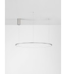 Pendant lamps - Luces Exclusivas TOLUCA Pendant Modern silver and silver tones 1xLED max 58W 3000K LE42788 - product 2