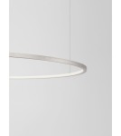 Pendant lamps - Luces Exclusivas TOLUCA Pendant Modern silver and silver tones 1xLED max 58W 3000K LE42788 - product 3