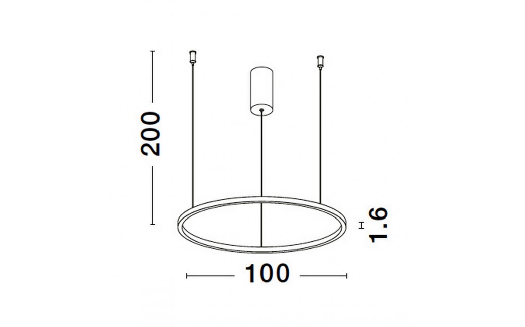 Luces Exclusivas TOLUCA Wisząca Nowoczesna srebrny i odcienie srebra 1xLED max 58W 3000K LE42788