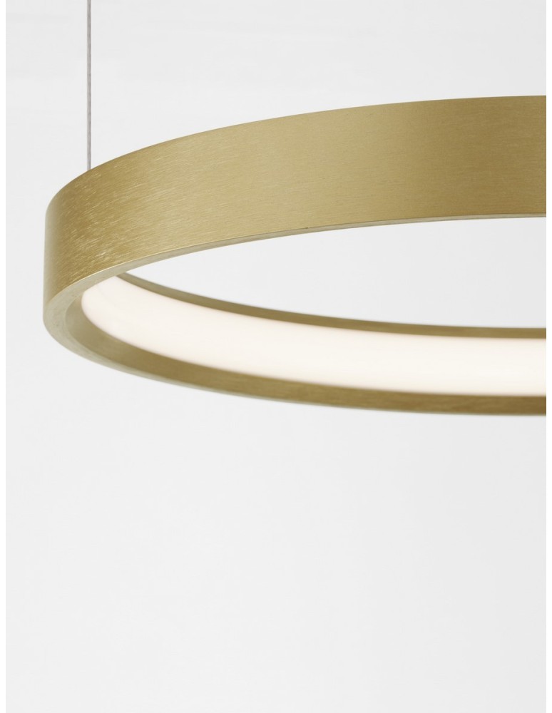 Pendant lamps - Luces Exclusivas ZACAPU Pendant Modern Gold and shades of gold 1xLED max 30W 3000K LE42789 - product kolory-swiatla.pl 2