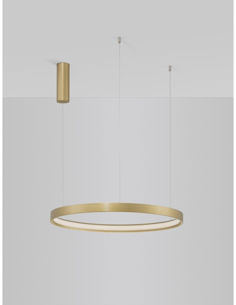 Pendant lamps - Luces Exclusivas ZACAPU Pendant Modern Gold and Gold Shades 1xLED max 42W 3000K LE42790 - product kolory-swiatla.pl 2