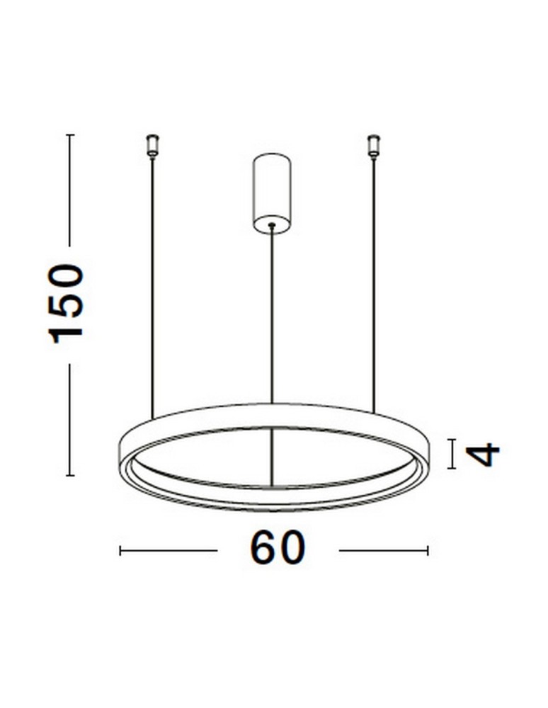Lampy wiszące - Luces Exclusivas ZACAPU Wisząca Nowoczesna złoty i odcienie złota 1xLED max 42W 3000K LE42790 - produkt kolory-swiatla.pl 3