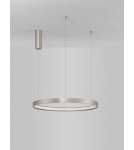 Pendant lamps - Luces Exclusivas ZACAPU Pendant Modern silver and silver tones 1xLED max 42W 3000K LE42791 - product 2