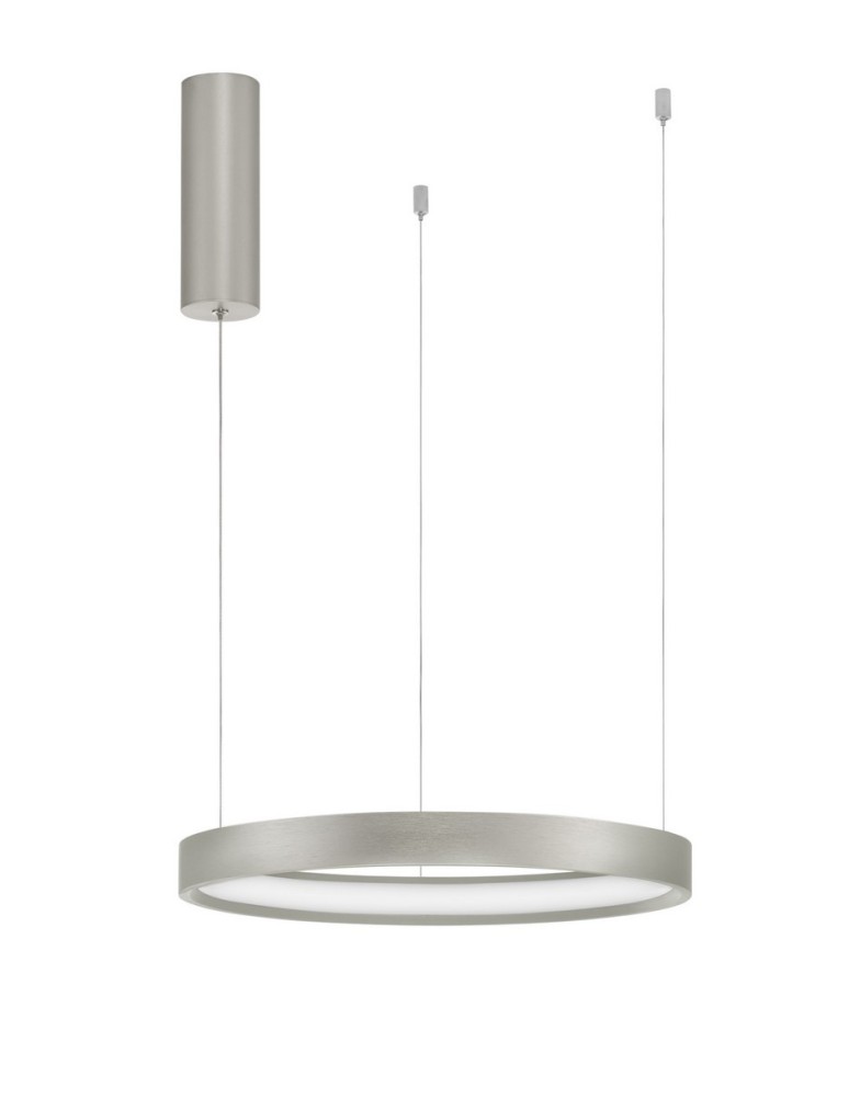 Pendant lamps - Luces Exclusivas ZACAPU Pendant Modern silver and silver shades 1xLED max 30W 3000K LE42792 - product kolory-swiatla.pl 1