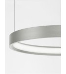 Pendant lamps - Luces Exclusivas ZACAPU Pendant Modern silver and silver shades 1xLED max 30W 3000K LE42792 - product 2