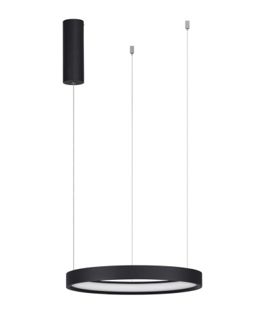 Luces Exclusivas ZACAPU Pendant Modern Black 1xLED max 30W 3000K LE42793