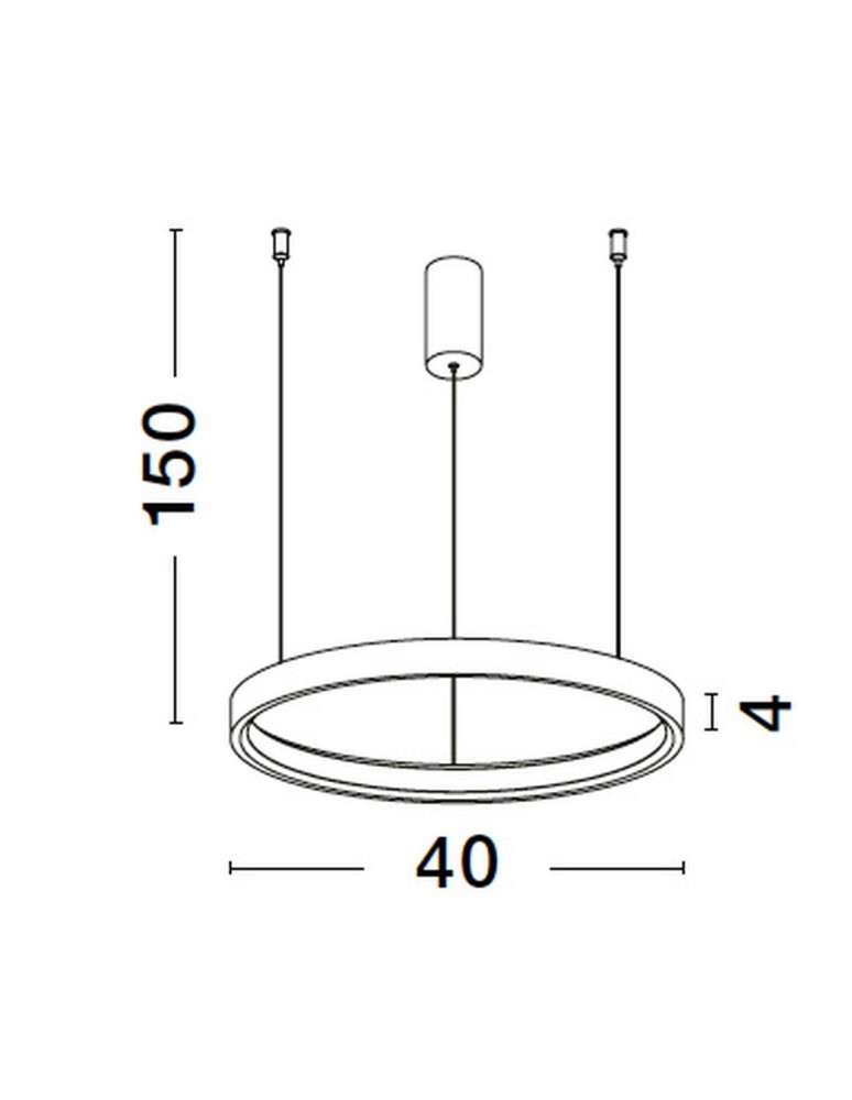 Pendant lamps - Luces Exclusivas ZACAPU Pendant Modern Black 1xLED max 30W 3000K LE42793 - product kolory-swiatla.pl 3