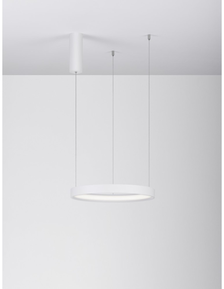 Lampy wiszące - Luces Exclusivas ZACAPU Wisząca Nowoczesna biały 1xLED max 30W 3000K LE42795 - produkt kolory-swiatla.pl 2