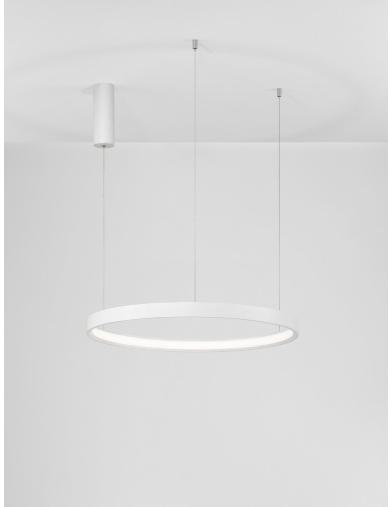 Pendant lamps - Luces Exclusivas ZACAPU Pendant Modern White 1xLED max 42W 3000K LE42796 - product kolory-swiatla.pl 2