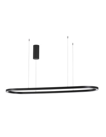 Luces Exclusivas SILAO Pendant Modern Black 1xLED max 58W 3000K LE42797