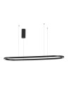 Luces Exclusivas SILAO Pendant Modern Black 1xLED max 58W 3000K LE42797