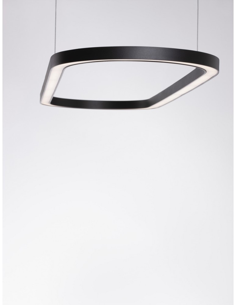 Pendant lamps - Luces Exclusivas SILAO Pendant Modern Black 1xLED max 58W 3000K LE42797 - product kolory-swiatla.pl 2