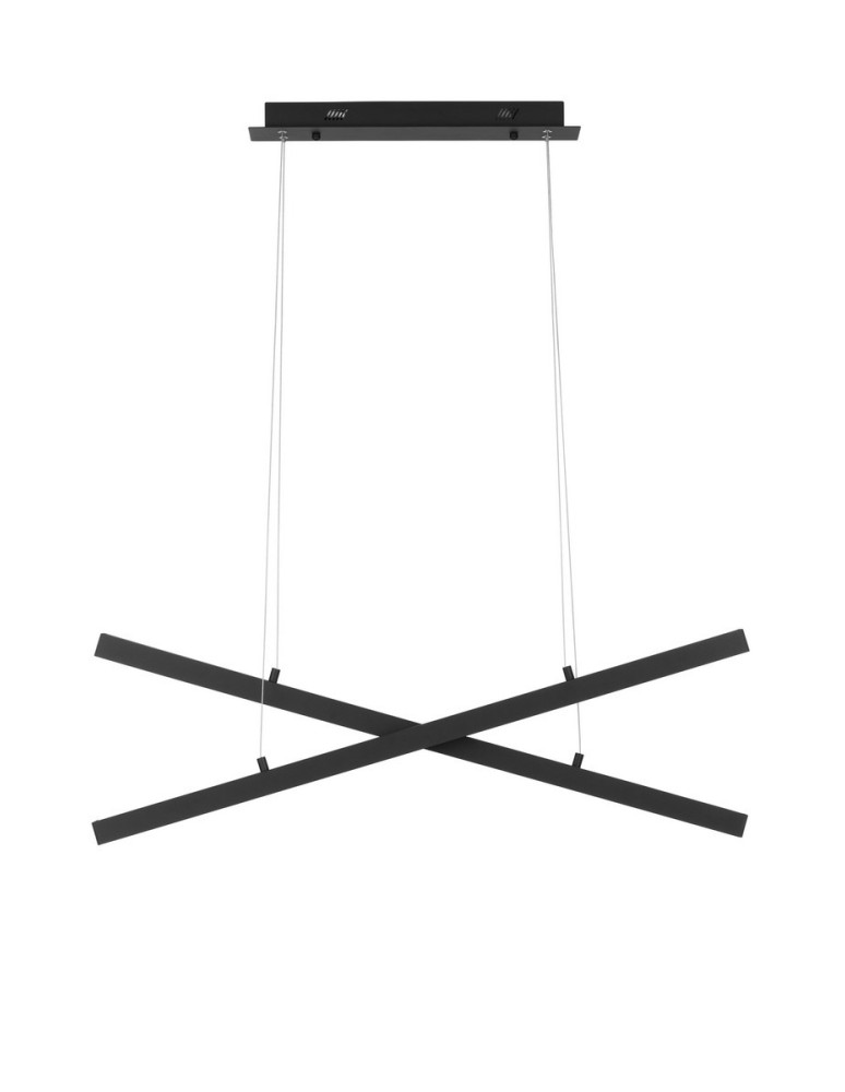 Lampy wiszące - Luces Exclusivas PUEBLA Wisząca Nowoczesna czarny 1xLED max 40W 3000K LE42799 - produkt kolory-swiatla.pl 1