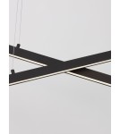 Lampy wiszące - Luces Exclusivas PUEBLA Wisząca Nowoczesna czarny 1xLED max 40W 3000K LE42799 - produkt 2