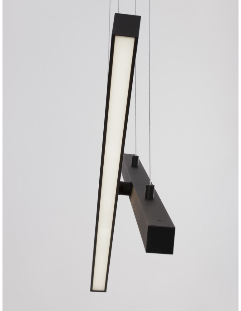 Lampy wiszące - Luces Exclusivas PUEBLA Wisząca Nowoczesna czarny 1xLED max 40W 3000K LE42799 - produkt kolory-swiatla.pl 3