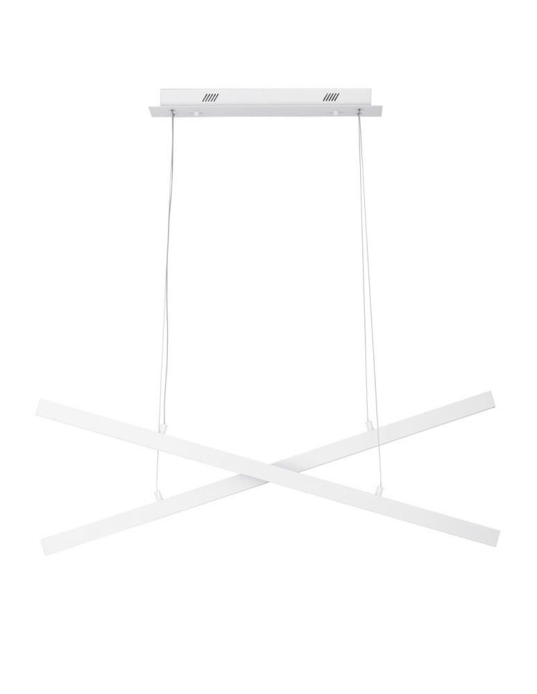 Pendant lamps - Luces Exclusivas PUEBLA Pendant Modern white 1xLED max 40W 3000K LE42800 - product kolory-swiatla.pl 1