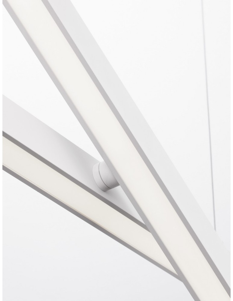 Pendant lamps - Luces Exclusivas PUEBLA Pendant Modern white 1xLED max 40W 3000K LE42800 - product kolory-swiatla.pl 2