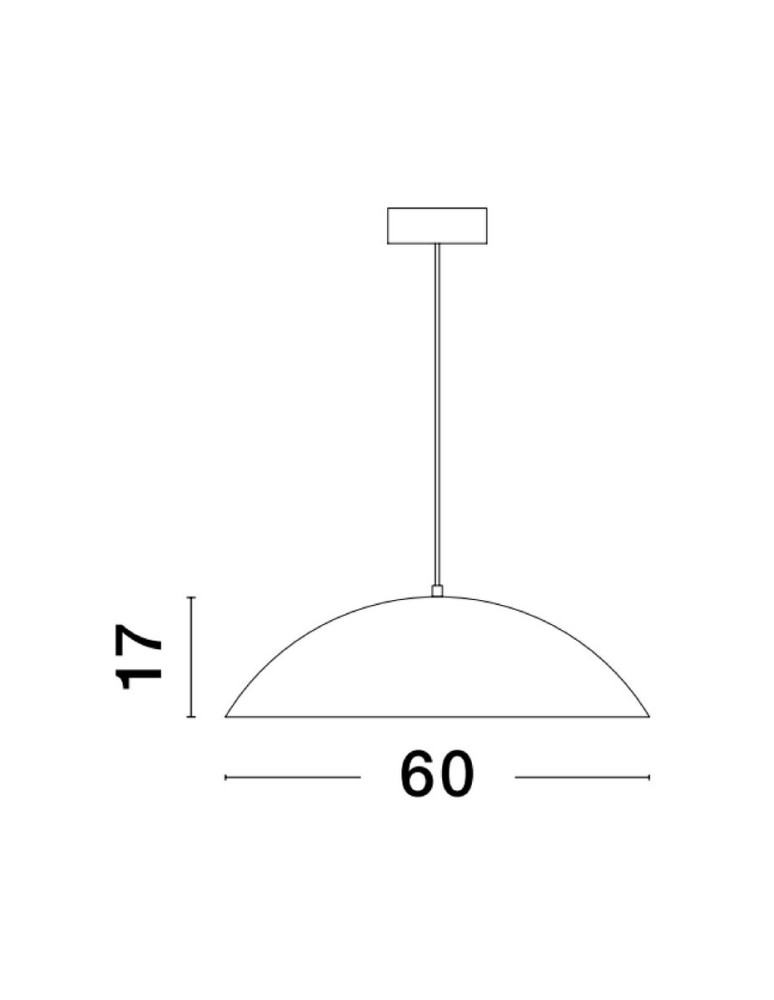 Pendant lamps - Luces Exclusivas VALLES Pendant Modern Black 1xLED max 47W 3000K LE42806 - product kolory-swiatla.pl 2