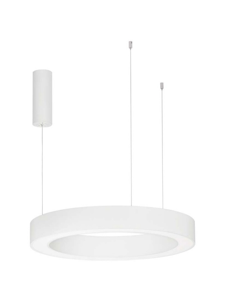 Pendant lamps - Luces Exclusivas SONORA Pendant Modern white 1xLED max 50W 2700-4000K LE42807 - product kolory-swiatla.pl 1