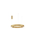 Pendant lamps - Luces Exclusivas SONORA Pendant Modern gold and gold shades 1xLED max 60W 2700-4000K LE42812 - product 1