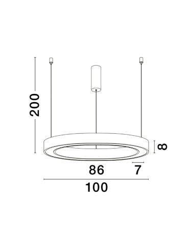 Luces Exclusivas SONORA Pendant Modern gold and gold shades 1xLED max 80W 2700-4000K LE42815 - product 2